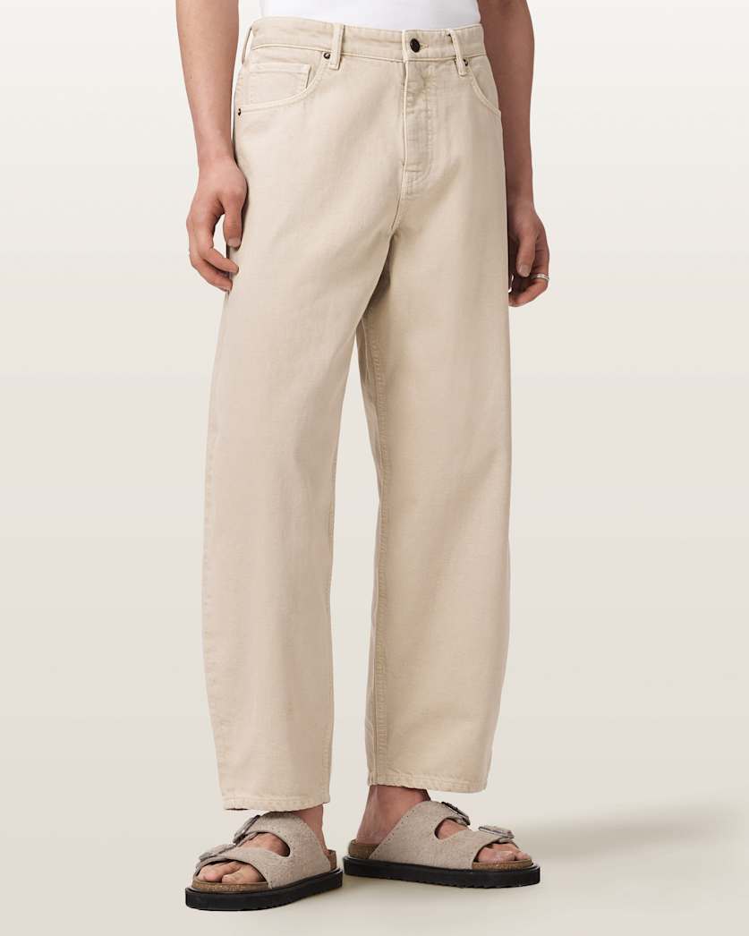 Antique White ג׳ינס לגברים Orbit - Barrel Fit ALLSAINTS