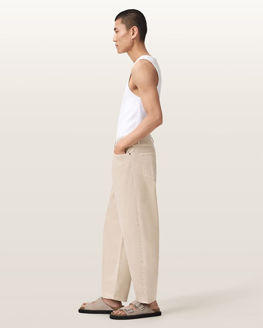 Antique White ג׳ינס לגברים Orbit - Barrel Fit ALLSAINTS