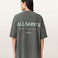 Seashell טי שירט קצרה לגברים Washed Tee ALLSAINTS