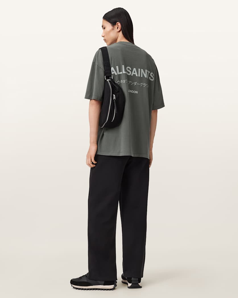 Seashell טי שירט קצרה לגברים Washed Tee ALLSAINTS