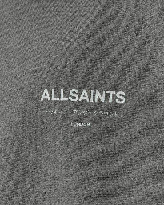 Dim Gray טי שירט קצרה לגברים Washed Tee ALLSAINTS