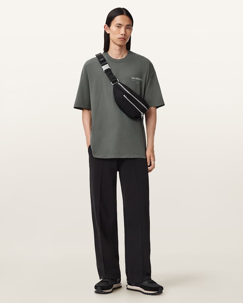 Antique White טי שירט קצרה לגברים Washed Tee ALLSAINTS