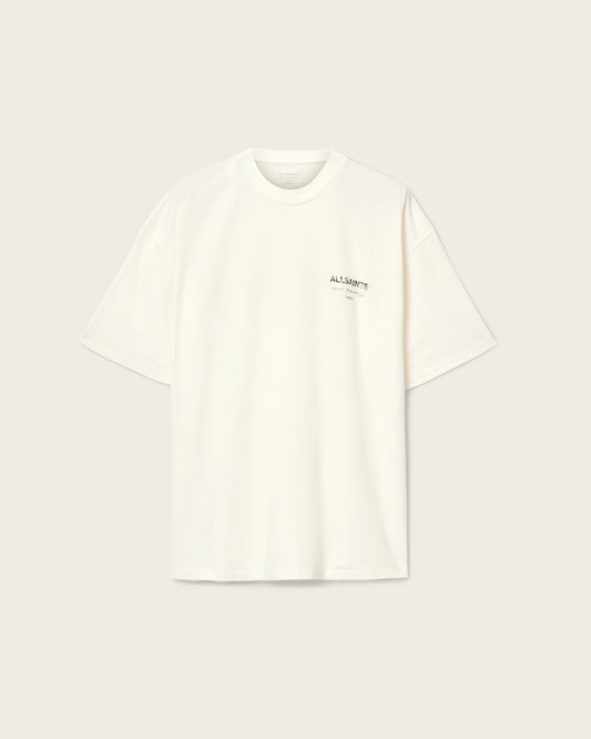 Seashell טי שירט קצרה לגברים Underground SS Crew ALLSAINTS