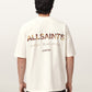 Seashell טי שירט קצרה לגברים Underground SS Crew ALLSAINTS