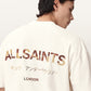Seashell טי שירט קצרה לגברים Underground SS Crew ALLSAINTS