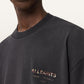 Dark Slate Gray טי שירט קצרה לגברים Underground SS Crew ALLSAINTS