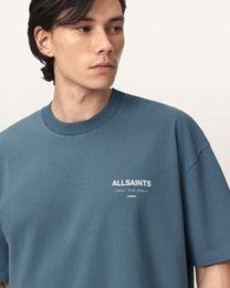 Seashell טי שירט קצרה לגברים Underground Ss Crew ALLSAINTS