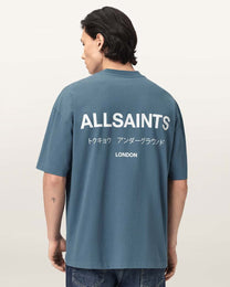 Seashell טי שירט קצרה לגברים Underground Ss Crew ALLSAINTS