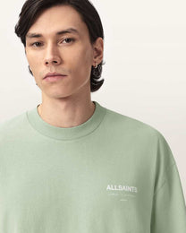 Seashell טי שירט קצרה לגברים Underground Ss Crew ALLSAINTS