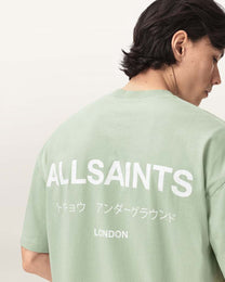 Seashell טי שירט קצרה לגברים Underground Ss Crew ALLSAINTS