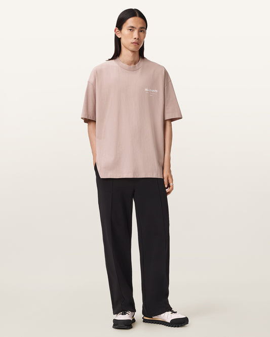 Antique White טי שירט קצרה Underground ALLSAINTS