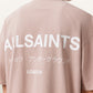 Gray טי שירט קצרה Underground ALLSAINTS