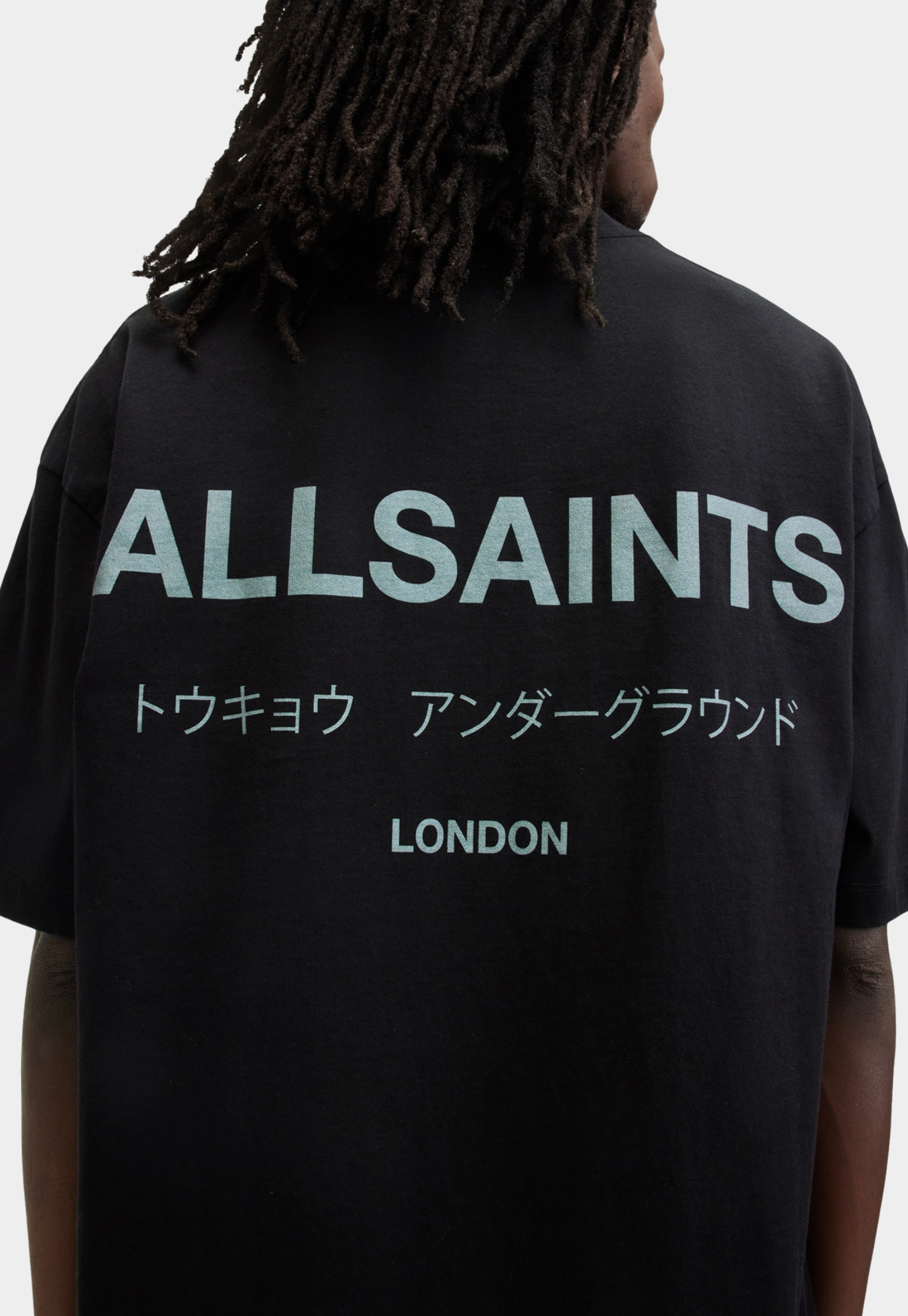 Lavender טי שירט קצרה לגברים Underground ALLSAINTS