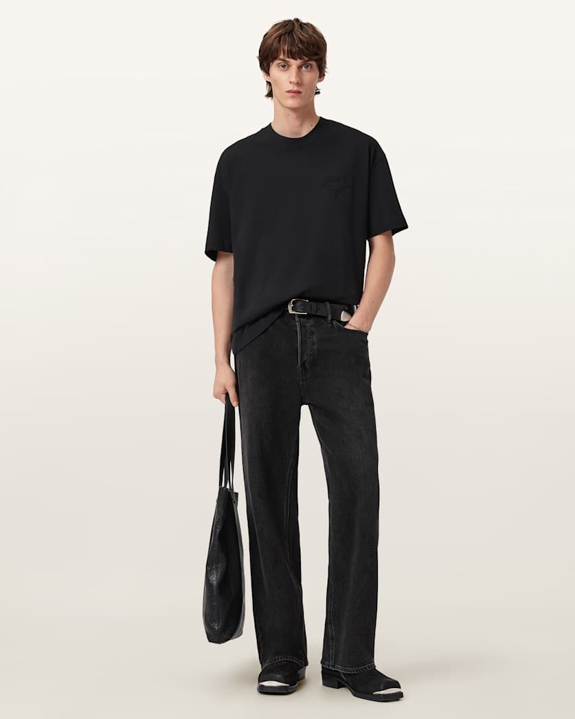 Seashell טי שירט קצרה לגברים Washed Tee ALLSAINTS