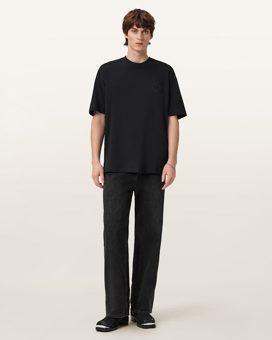 Antique White טי שירט קצרה לגברים Washed Tee ALLSAINTS