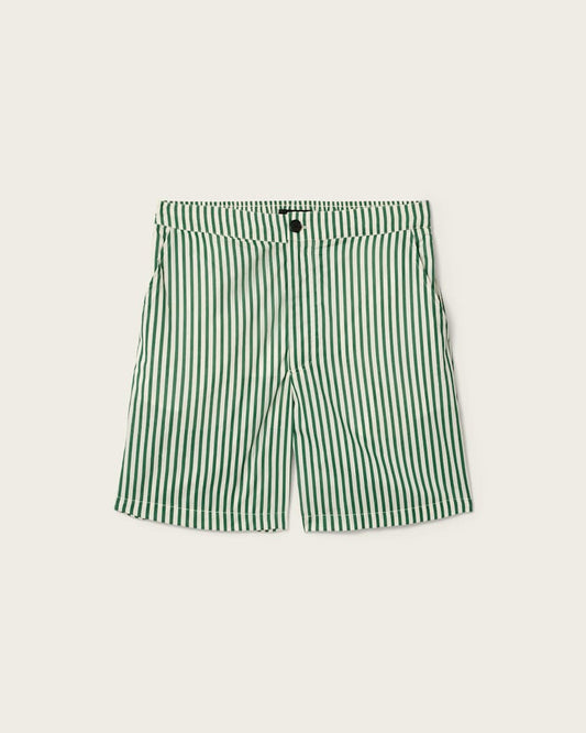 Dark Sea Green שורטס מפוספסים לגברים Chopin ALLSAINTS