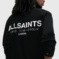 Black חולצה מכופתרת ארוכה לגברים Underground ALLSAINTS