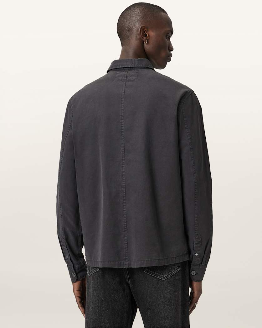 Beige חולצה מכופתרת ארוכה לגברים Rohdi LS ALLSAINTS