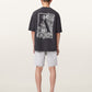 Antique White מכנסי ג׳ינס קצרים לגברים Lenny - Loose ALLSAINTS