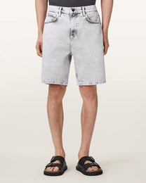 Antique White מכנסי ג׳ינס קצרים לגברים Lenny - Loose ALLSAINTS