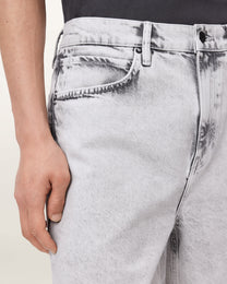 Light Gray מכנסי ג׳ינס קצרים לגברים Lenny - Loose ALLSAINTS
