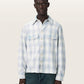 Lavender חולצה מכופתרת ארוכה לגברים Santos Ls Shirt ALLSAINTS
