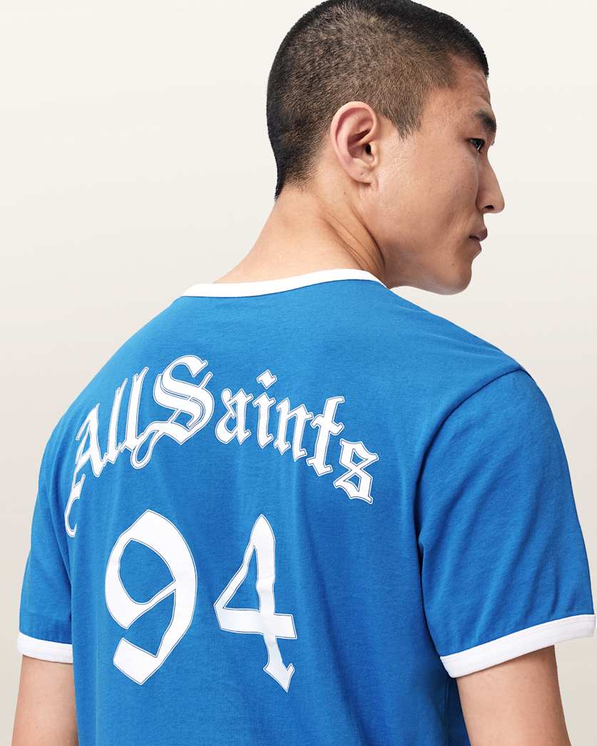 Seashell טי שירט כדורגל לגברים Azzurri ALLSAINTS