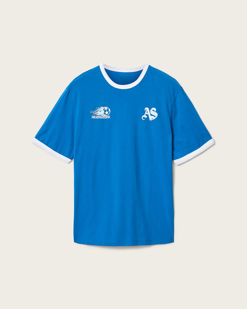 Dodger Blue טי שירט כדורגל לגברים Azzurri ALLSAINTS