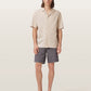 Light Gray חולצה מכופתרת רפויה לגברים Hudson ALLSAINTS