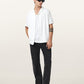 Seashell חולצה מכופתרת קצרה לגברים Hudson Ss Shirt ALLSAINTS
