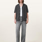 Seashell חולצה מכופתרת רפויה לגברים Hudson ALLSAINTS