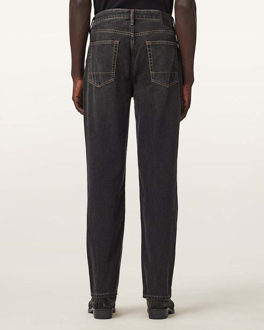 Dark Slate Gray ג'ינס ארוך לגברים Reid  - Straight Fit ALLSAINTS