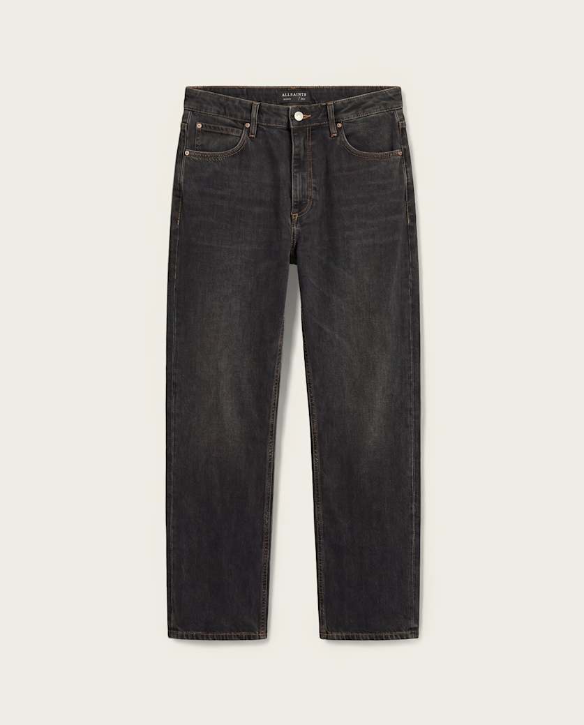 Dark Slate Gray ג'ינס ארוך לגברים Reid  - Straight Fit ALLSAINTS