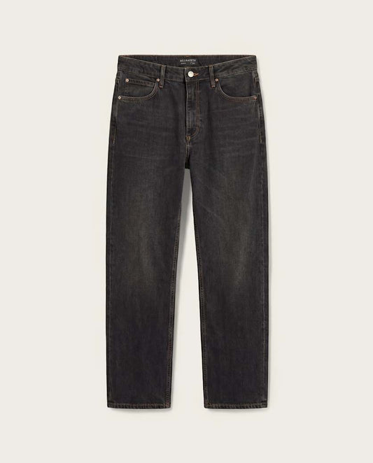 Dark Slate Gray ג'ינס ארוך לגברים Reid  - Straight Fit ALLSAINTS