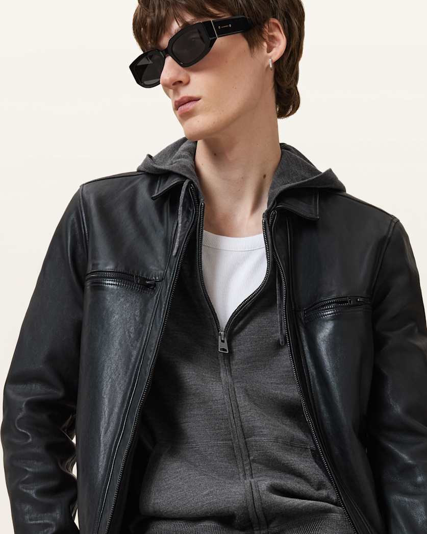 Seashell סווטשירט עם רוכסן לגברים Mode ALLSAINTS