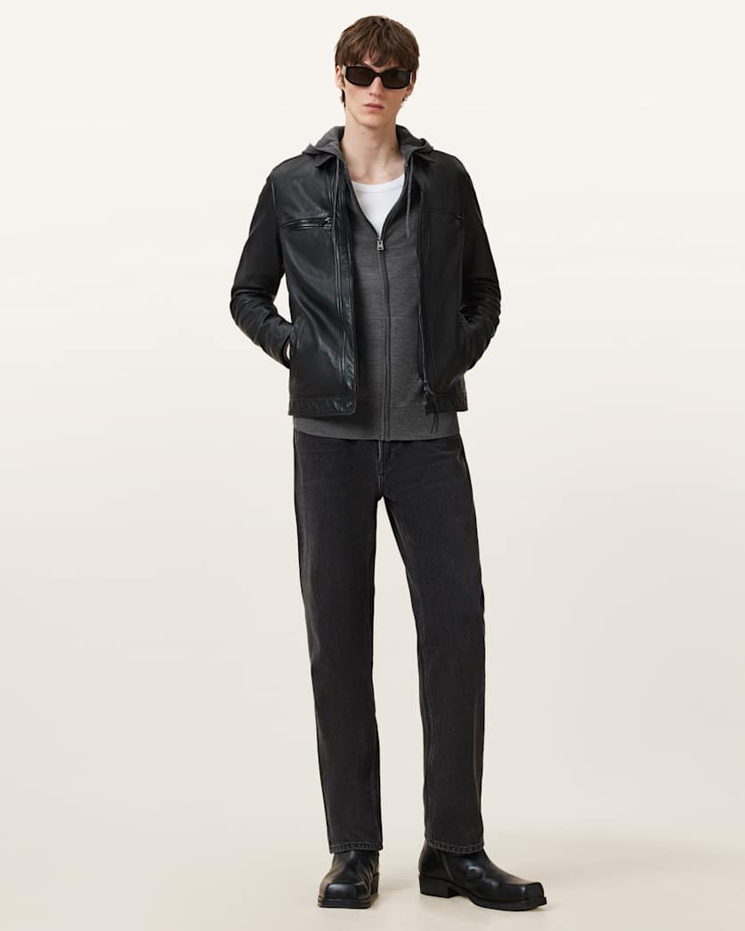 Seashell סווטשירט עם רוכסן לגברים Mode ALLSAINTS