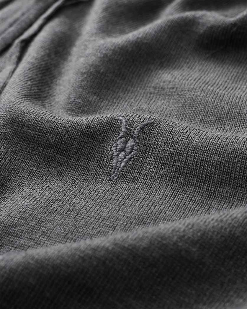 Dim Gray סווטשירט עם רוכסן לגברים Mode ALLSAINTS