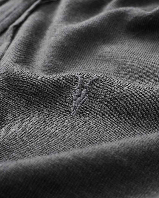 Dim Gray סווטשירט עם רוכסן לגברים Mode ALLSAINTS