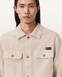 Gray חולצה מכופתרת ארוכה לגברים Castleford Jacket ALLSAINTS
