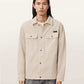 Gray חולצה מכופתרת ארוכה לגברים Castleford Jacket ALLSAINTS