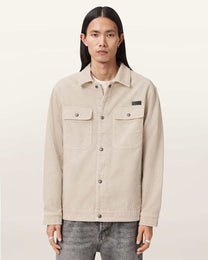 Gray חולצה מכופתרת ארוכה לגברים Castleford Jacket ALLSAINTS