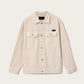 Light Gray חולצה מכופתרת ארוכה לגברים Castleford Jacket ALLSAINTS