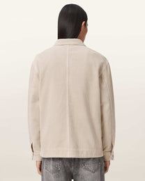 Seashell חולצה מכופתרת ארוכה לגברים Castleford Jacket ALLSAINTS