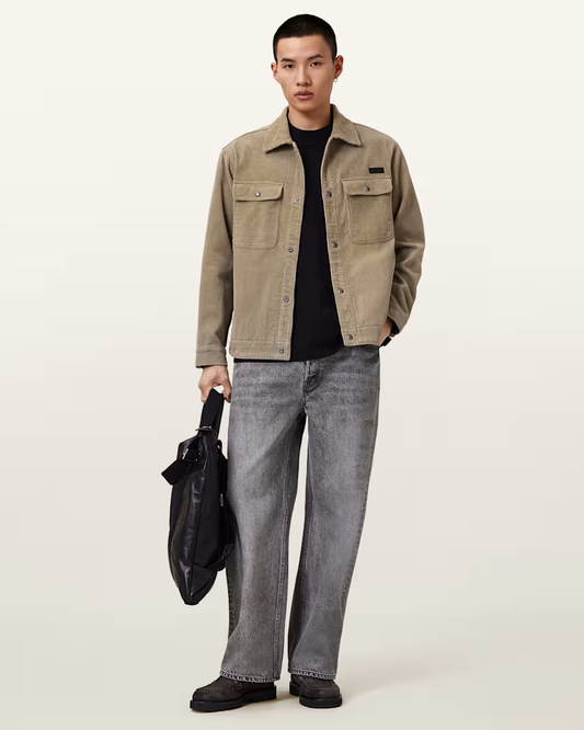 Beige ג'קט לגברים Castleford ALLSAINTS