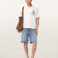 Seashell מכנסי ג׳ינס קצרים לגברים Jackson - Relaxed ALLSAINTS
