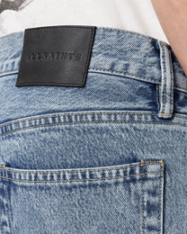 Light Slate Gray מכנסי ג׳ינס קצרים לגברים Jackson - Relaxed ALLSAINTS