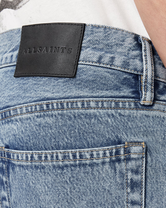 Light Slate Gray מכנסי ג׳ינס קצרים לגברים Jackson - Relaxed ALLSAINTS