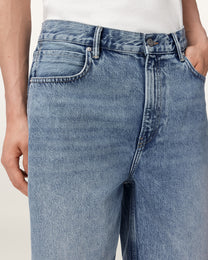 Slate Gray מכנסי ג׳ינס קצרים לגברים Jackson - Relaxed ALLSAINTS