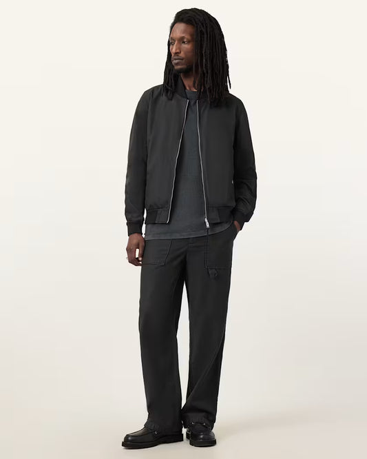 Dark Slate Gray ג'קט בומבר לגברים Bassett ALLSAINTS