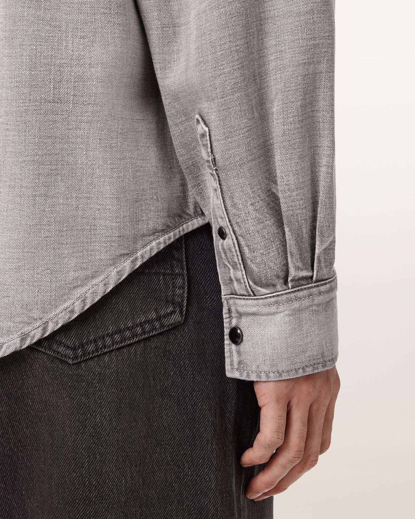 חולצה מכופתרת ארוכה לגברים Al Denim